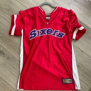 Vintage 90s 76ers Warmup Jersey